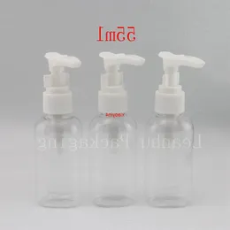 55ml de forma de bombas líquidas de forma transparente 55 ml garrafas de bomba de 55 cc