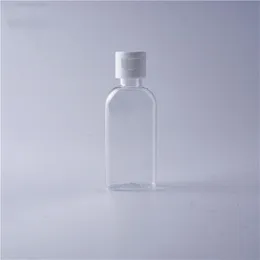 Bottiglia di plastica per animali domestici da 60 ml con bottiglia a forma piatta a forma piatta per cosmetici Disinfettante liquido PVAPJ BFSIA