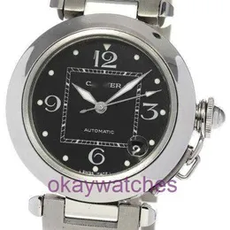 Aaacratre Designer de alta qualidade relógios automáticos w3106099 Data Black Dial Boys Automatic Watch _775800 com caixa original