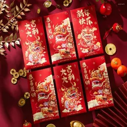 Prezent Dragon Year Money Red Envelope Paper Jam Rectangle 2024 Universal Bag Wysoka jakość duża pojemność