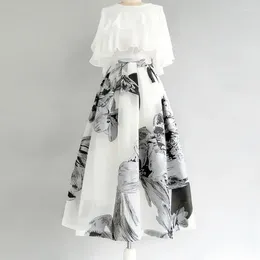 ワークドレスレディースシャツロングドレス2ピーススーツサマーハイウエストAラインスカートセット韓国ファッションカジュアル服