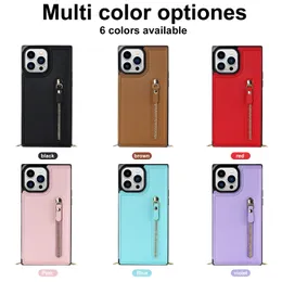 Crossbody double button zipper iPhone15PRO MAX 14plus 13 12 11 card strap support anti-fall Apple 15 multi-function mobile phone case