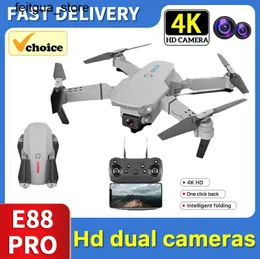 Drohnen senden Drone Keychain E88pro Folding Drone Aerial Photography Long Endurance Fernbedienung Drohne S24513
