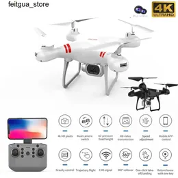 Drones Drone dual 4K WiFi FPV HD Câmera KY101 Drone Altitude Hold Hold Gesto Flight RC Four Helicopter Drone Toy S24513