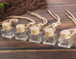 Newcar Perfume Bottle Car Pendant Pendant Ornament معطر الهواء للزيوت الأساسية العطر الزجاج الفارغ الزجاجي