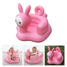 Travesseiro bebê inflável cadeira de assento desenho animado infantil sentado na alimentação de poltrona suporta sofá chuveiro banheira