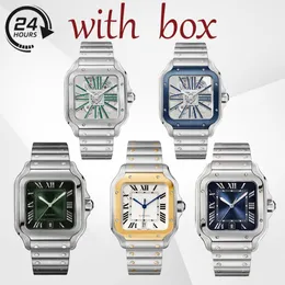 Herren Watch 35/39mm Automatische mechanische 904L -Wasserdichte Armbanduhren mit Box Uhren hochwertig klassisches Rome Dial Original Luxus Montre de Luxe DH
