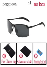 Reggaeon Classics Designer Men polarizou os óculos de sol da moda, masculino, condução sem aro de sol para mulheres UV400 Eyewear7218396