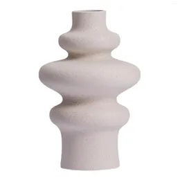 Vasos vaso de cerâmica vaso de flor estiloso recipiente de arranjo elegante