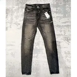 Ksubi Jeans Trend mody Kusbi Jeans Designer Ksubi Jeans Kobieta chude dżinsy 2024 Luksusowe dżinsowe sproszone w trudnej sytuacji Black Jean dżinsy Slim Fit 729