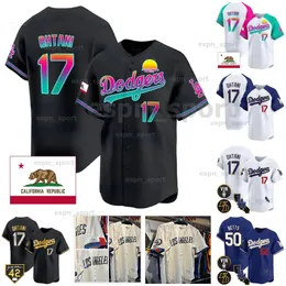Los Angeles 17 Shohei ohtani maglie Vin Scully Patch ohtani 2024 City Connect Jersey Dodger Ohtani Gold Baseball Men Donne Lady Youth Kid Baby Baby Baby Baby Baby Baby Toddler