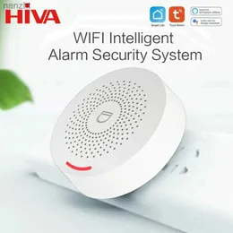 알람 시스템 HIVA 무선 WiFi 433MHz 홈 안전 시스템 WiFi 강도 경보 시스템 Tuya Smart Life 무선 키보드 Alexa WX와 협력