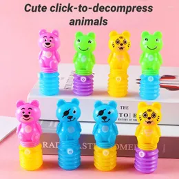 Party Favor Press the Ring Animal Sweet Bear Decompression Pinch Children's Toys Creative Cartoon Hammer