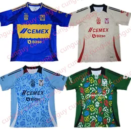 2024 Liga Mx Tigres Uanl Soccer Jerseys Green Earth Commemorative Model 24 25 Gignac F.Thauvin Fernandez Nico Pizarro C.Salcedo Vargas Football Shirts