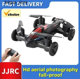 Drony JJRC Explosion Mini Land and Air Remot Control Drone Four Axis Pilot Control Light