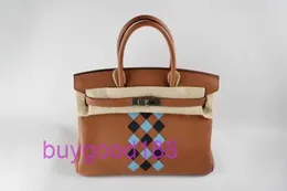 AAbirdkin Delicate Luxury Designer Totes Bag 30 Swift Epsom Treatment Du Nord Limited Edition Women's Handbag Crossbody Bag