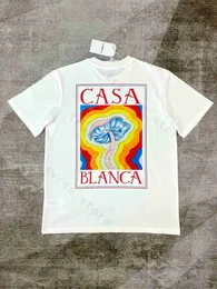 Casablanc Thirt Men Designer Shirts Summer Summer Nuovo stile Starry Castle Short Short Casa T-shirt Tennis Club US Size S-XXL 5XS9