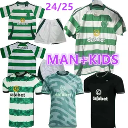 23 24 25 Celts Soccer Jerseys Home Away Edouard Celtic FC 2023 2024 2025 Joseph Football Shirt Elyounoussi Turnbull Eti Christie Jota Griffiths Forrest Kids Kit