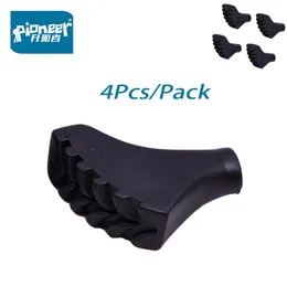 4PCSPACK Pole Tip Protector Gummi Tips Vandring Pol ersättningstips Betong Cement Floor Nordic Walking Trail Poles2530830