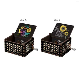 Decorative Figurines Unique Musical Box Gift You Are My Sunshainemusic Boxes For Birthday Wedding