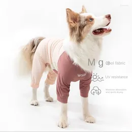 Köpek giyim serin kumaş küçük büyük kıyafetler yaz soğutma Pet Schnauzer Whippet Greyhound Ropa Para Perro