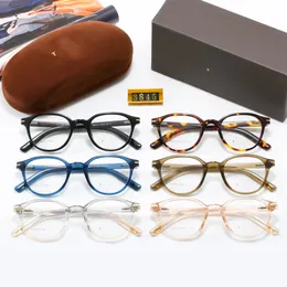 Occhiali da sole da sole stile designer femminile occhiali da sole da sole anti -blu classici occhiali da sole tosti rotondi telai ottica tonalità di lusso lussuoso regalo di occhiali