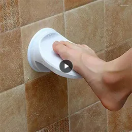 حصيرة حمام الاستحمام ساق الحلاقة خطوة مساعدة قبضة حامل دواسة