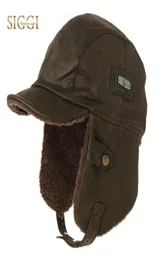 Fancet Winter Unisex Bomber Hat for Men Adult Pilot Aviator Cap Earflap wiatroodporna Ushanka Waterproof Train Hat 88115 T201493734