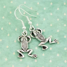 Dangle Earrings Frog Jewellery Animal Gifts Amphibian Goblincore Toad Jewelry Quirky