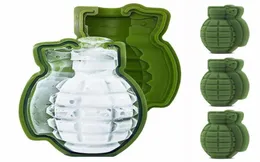 Secchi di ghiaccio e refrigeratori 3D a forma creativa cubo cubo silicone silicone taglia whisky sferica produttrice 4pcs2872918