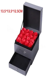 Wedding Mother039s D szuflada Valentine039s Dzień sztuczna róża FFA3471a Festiwal Creative Gift Romantic Rose Soap Flower J6766011
