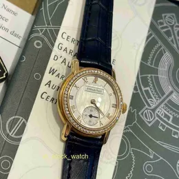 Aeipi Watch Luxusdesigner Jules Serie 18k Roségold Original Diamond Eingelegtes Handbuch Mechanische Uhr für Frauen Aehazj