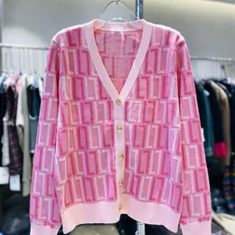 kvinnor tröja hösten trendig långärmad stickad topp high-end lös extra stor cardigan tröja kappa designer tröja kvinnor tunna stickade tröjor asiatisk storlek