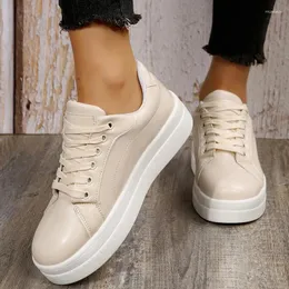 Casual Shoes Flat Ladies Sneakers Kobiet Platforma modowa Tenis Running Plus Size 43
