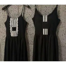 abito designer indefinito e abiti neri di marca per donna abiti estivi di moda per la festa per abbigliamento da donna eleganti nuovi abiti di alta qualità