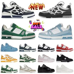 Top Fashion Calfskin Leather Skate V Designer Casual Shoes Casual Over Overys Original Overlays Virgil Trainer Luxury Womens Platform White Black Outdoor Sports Sneakers
