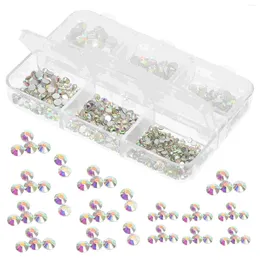 Dekorationsplatten Nageldekorationen Maniküre Dekore DIY Accessoires Bohrer Strass Strass -Ornamente Flatback