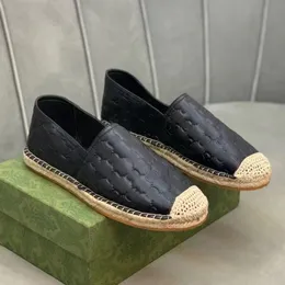 Wiosenna jesień projektanci zwykli mężczyźni Espadrilles Summer Luxury Ladies Flat Beach Half Kapta Mody Man Man Man Cape Toe Fisherman Canvas Buty 38-44 EUR 5.14 03