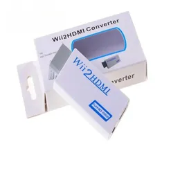 Per Wii a convertitore compatibile HDMI-compatibile Full HD 720p 1080p da 3,5 mm Audio Wii2HDmi Adattatore compatibile per PC HDTV Monitor Display