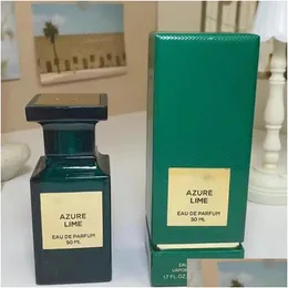 Anti-Perspirant Deodorant Pers Zapachy dla kobiet i mężczyzn Azure Lime Brand UNI Spray Kolonia 50ml EDP Naturalne urocze długie L dh6nm