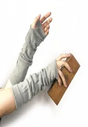 Summer akrylowy cienki solidny kolor słoneczny rękawiczki Armguard Ninja Przystojna antykredytowana klimatyzacja ciepłe rękawy WY14449624876