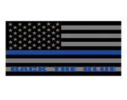 Back Blue American Police Flag 3x5countries Custom 3x5 Polyester Digital Print Home Outdoor Decoration6469693