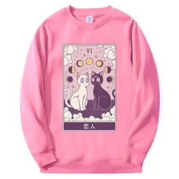 Męskie bluzy bluzy Sailor Moon Anime dziewczyna graficzna z kapturem męska moda bluza cavai długie rękawy nowe modne z kapturem słodkie ubrania dziewczyna