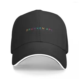 Bollmössor Drunken Ape SC Color Baseball Cap Visor Custom Hat Thermal Luxury Elegant Women's Hats Men's