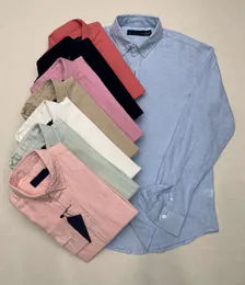 2024 Camisas Polo Hombres Calidad de Caballos Bordado Lino Blusa Manga Color Fit Ropa Casty Camisa 1100ess
