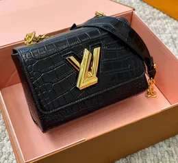 Crush Luxury Crossbody Bags مصمم Women Women Womens Crocodile Formes Designers Woman Mini Handbag Letter Prest