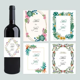 Zapasy imprezowe spersonalizowane zaręczynowe urodziny ukończenie nałogowych prysznica butelka wina etykieta naklejki na niestandardowe ślub