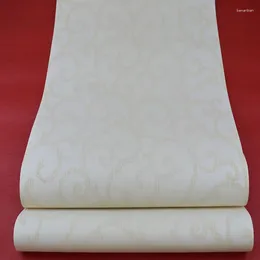 Papéis de parede americanos minimalistas de parede de folhas cacheadas esboço de papel ídlico pastoral retro rústico cremoso quarto de estar quarto de estar