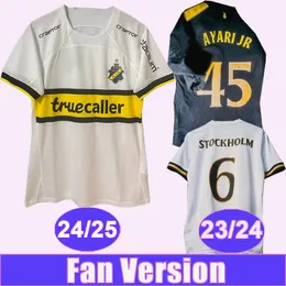 23 24 AIK Mens Soccer Jerseys LARSSON KARLSSON HUSSEIN AYARI Special Edition 131Th Commemorative Edition 24 25 Away Football Shirts