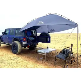 Tält och skydd Mångsidighet campingtält Lämplig för lastbils SUV RVING VANS TRAILERS Landbaserad bärbar tårtopp Canopies tårbeständig Q2405111